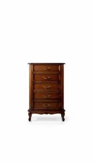 Design Möbel Stil Barock Kommode Schrank Braun Holz Italienische Möbel