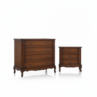 Design Möbel Stil Barock Grosse Kommode Braun Luxus Italienische Möbel
