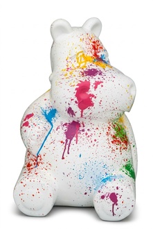 Design Nilpferd Figur Statue Skulptur Figuren Skulpturen Dekoration Deko