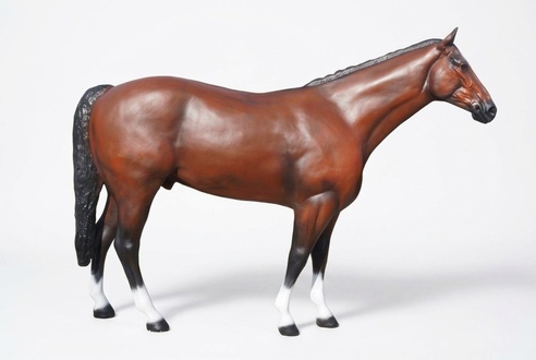 Design Pferd Figur Garten Statue Skulptur Figuren Skulpturen Dekoration