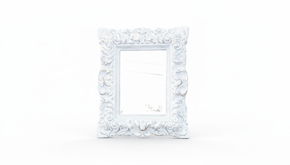 Design Rechteckiger Spiegel Deko Spiegel Wand Antik Still Dekoration 6603