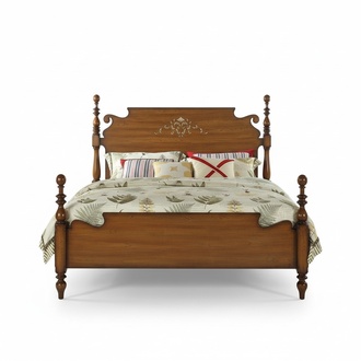 Schlafzimmer Design 3tlg Bett 2x Nachttisch Amerikanische Luxus Betten Set Möbel