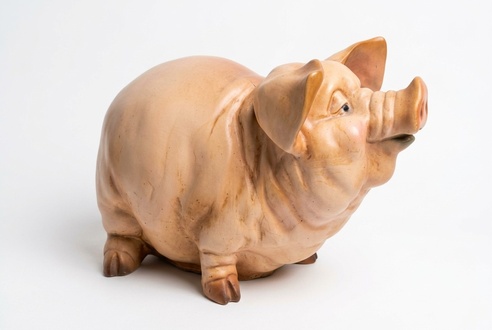 Design Schwein Figur Garten Statue Skulptur Figuren Skulpturen Dekoration