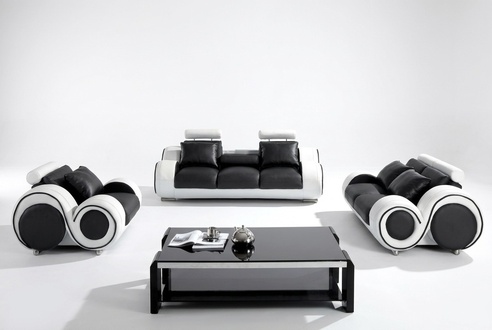 Design Sessel Leder Fernseher Couch 1 Sitzer Sofa Relax Luxus Polster