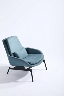Design Sessel Metall Relax Lehn Lounge Wohnzimmer Möbel Abstrakte Stühle