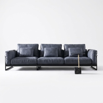 Design Sofa 3 Sitzer Wohnzimmer Couch Couchen Polster Sofas XXL