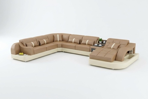 Design Sofa Komplettset Garnitur Polster Ecksofa Eckcouch Couch Sideboard