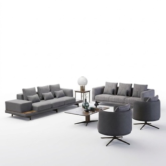 Design Sofagarnitur 2x Sofa Dreisitzer Set Sessel Couch Modern Luxus Neu Polster