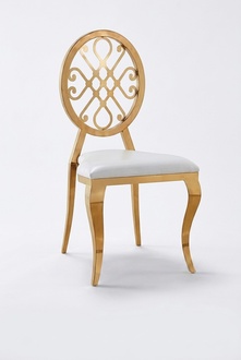 Design Stuhl Lehnstuhl Polster Stühle Luxus Textil Edelstahl Sessel Esszimer