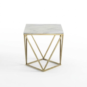 Design Tisch Konsole Beistell Metall Glanz Tische Konsolen Schlaf Zimmer
