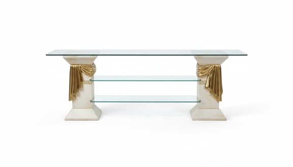 Design Vitrine Regal Glas Säule Schrank Vitrinen Regale Schrank Wohnzimmer