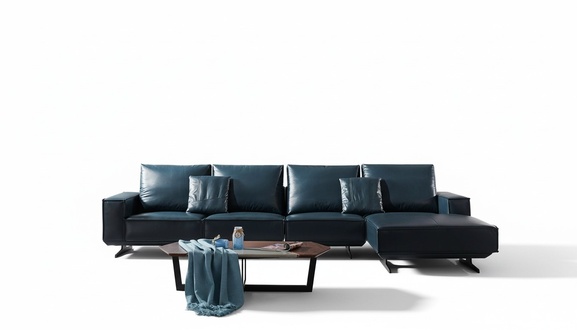 Design Wohnlandschaft Polster Ecksofa Couch Sofa Garnitur Leder Couchen