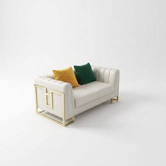 Design Zweisitzer Sofas Couch Polster Moderne Couchen Sofa 2 Sitzer