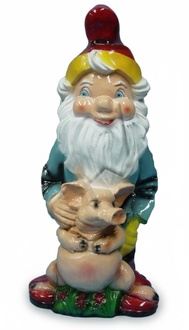 Design Zwerg Figur Garten Statue Skulptur Figuren Skulpturen Dekoration