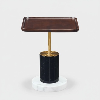 Designer Beistelltisch Couchtisch Wohnzimmer Möbel Kaffeetisch Marmor Tisch