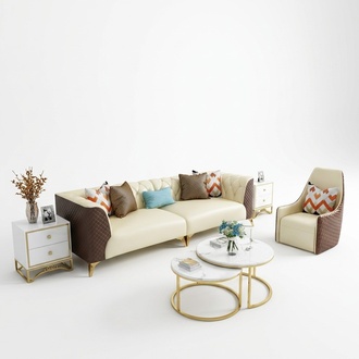 Designer Couch Tisch Rund Tische Runde Sofa Metall Glas Beistell Wohn