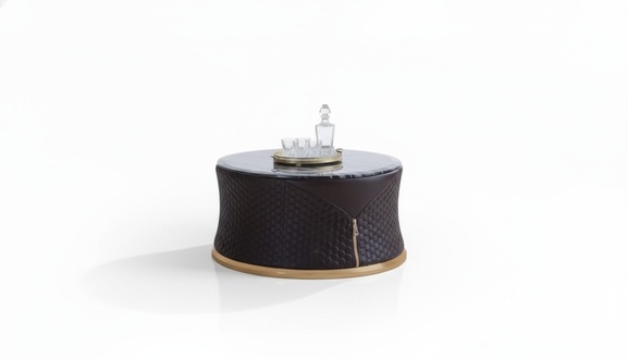 Designer Couchtisch Beistelltisch Sofa Wohnzimmer Tisch Möbel Rund