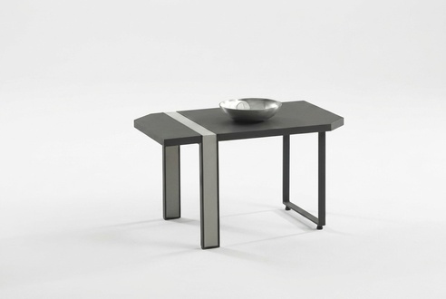Designer Couchtisch Grau Beistelltisch Kaffeetisch Holz Arbeitszimmer