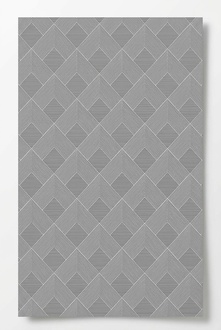 Designer Grau Teppich Geometrisches 3D Effekt Flur Foyer Arbeitszimmer