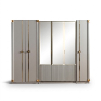 Designer Kleiderschrank Schlafzimmer Luxuriöse Schränke Stil Holzmöbel