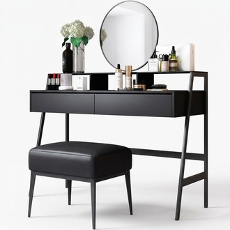 Designer Konsolen Schminktisch Kosmetik Tisch Spiegel Kommode Frisier Tische Neu