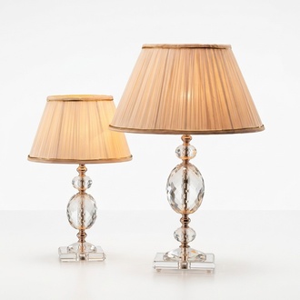 Designer Kristall Tischlampe Kronleuchter Wohnzimmer Einrichtung Modern