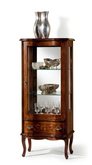 Designer Luxus Holz Vitrine Schrank Design Anrichte Italienische Möbel Sideboard Neu
