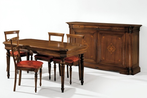 Designer Luxus Holz Vitrine Anrichten Italienische Möbel Echtes Holz Sideboard