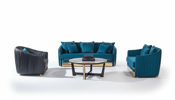 Designer Möbel Sofa Coch 3 Sitzer Polster Sofas Wohnzimmer Couchen