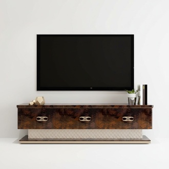 Designer RTV TV Anrichte Kommode Side Low Board Schrank Regal Luxus