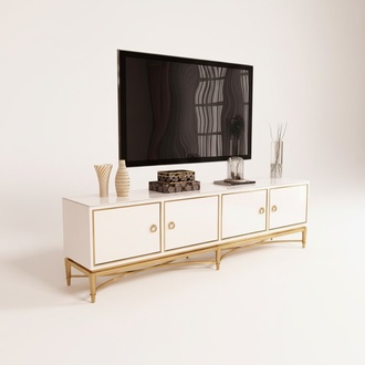 Designer RTV TV Anrichte Kommode Side Low Board Schrank Zimmer Regal