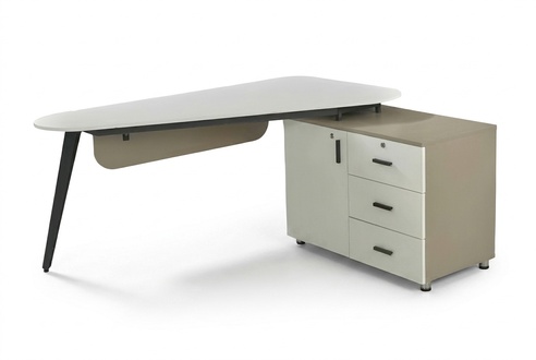 Designer Schreibtisch Dreieckig Weiß Arbeitstisch Bürotisch Arbeitszimmer