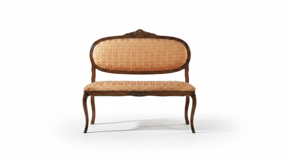 Designer Sitz Polster Bank Klassische Sitzbank Wohnzimmer Stoff Möbel