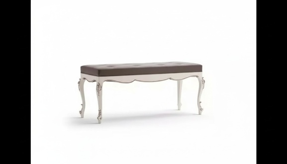 Designer Sitzbank Hocker Wohnzimmer Sitzmöbel Polster Textil Stoff Bank