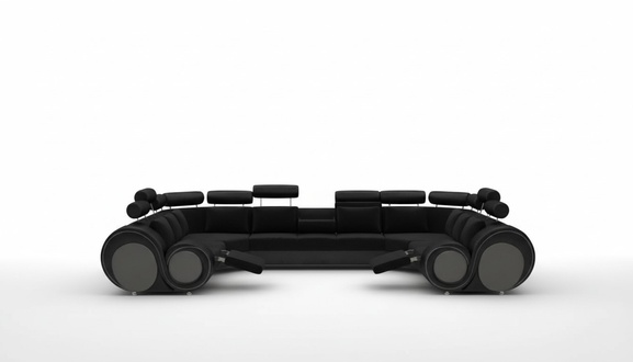 Designer XXL Wohnlandschaft Sofa mit USB Couch Polster Ecksofa Textil Stoff Neu