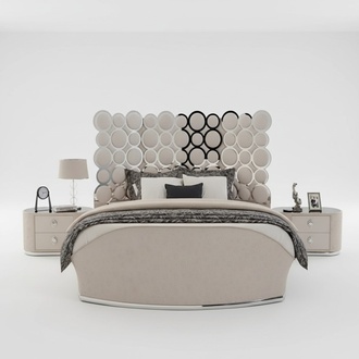 Designerbett Luxus Textilbetten Schlafzimmer Doppelbett 200x200cm Bettrahmen
