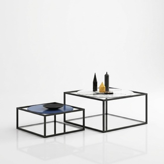 Doppel Set 2x Couchtisch Kaffeetisch Beistelltisch Design Wohnzimmertisch