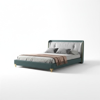 Doppelbett Betten Design Polster Schlafzimmer 180x200cm Modern Holz