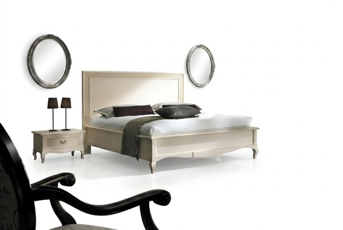 Doppelbett Betten Neu Schlafzimmer Möbel Massivholz Vaccari cav giovanni Bett