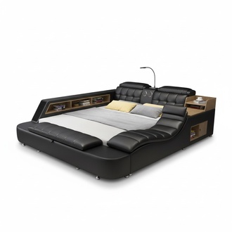 Doppelbett Polsterbett Schlafzimmer 180x200cm Multifunktion Bett Betten
