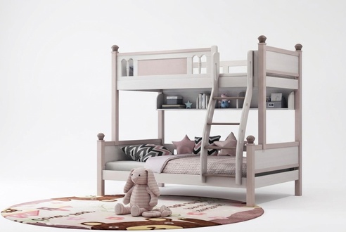 Doppelstockbett Etagenbett Hochglanz Natur Hochbett Kinderbett Etage Betten Bett