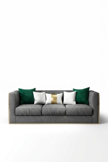 Dreisitzer Couch Polster Design Sofa Moderne 3er Sitz Sofas Möbel Chesterfield