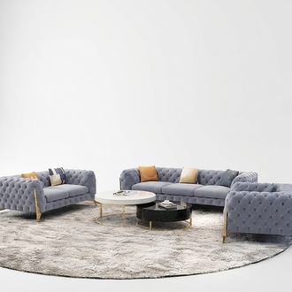 Dreisitzer Couch Polster Design Sofa Moderne 3er Sitz Sofas Zimmer Möbel
