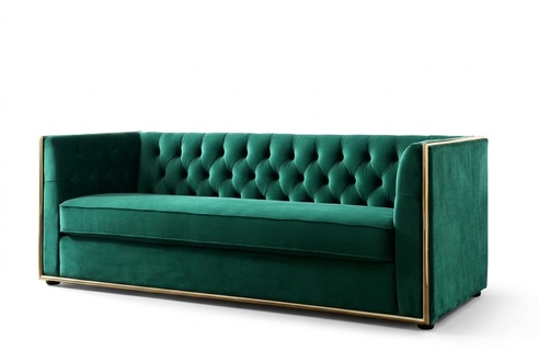 Dreisitzer Couch Polster Design Sofa 3er Sitz Sofas Zimmer Grau Neu