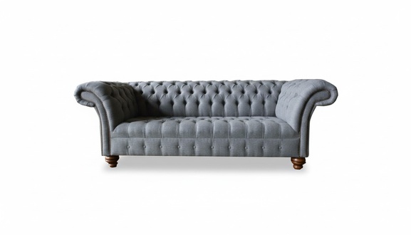 Dreisitzer Couch Polster Design Sofa Sitz Sofas Zimmer Grau