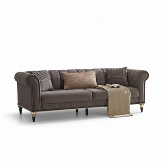 Dreisitzer Komfort Sofa Couch Couchen Polster Möbel Wohnzimmer Sofas