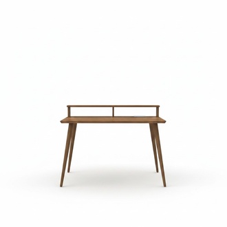 Dunkelbrauner Computertisch Designer Büro Schreibtische Edle Holz Möbel