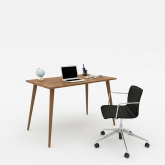 Dunkelbrauner Loft-Tisch Büromöbel Designer Schreibtische Robuste Möbel