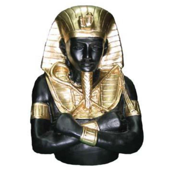Figur Ägyptische Pharao Statuen Figuren Dekoration Kunststoff 34cm Ägypten