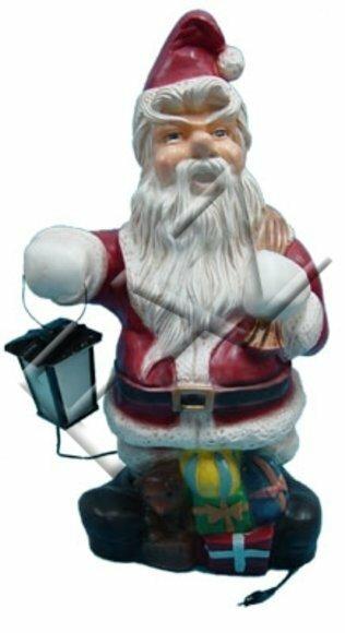 Dekoration Deko Weihnachtsmann Garten Statue Skulptur Figuren Skulpturen